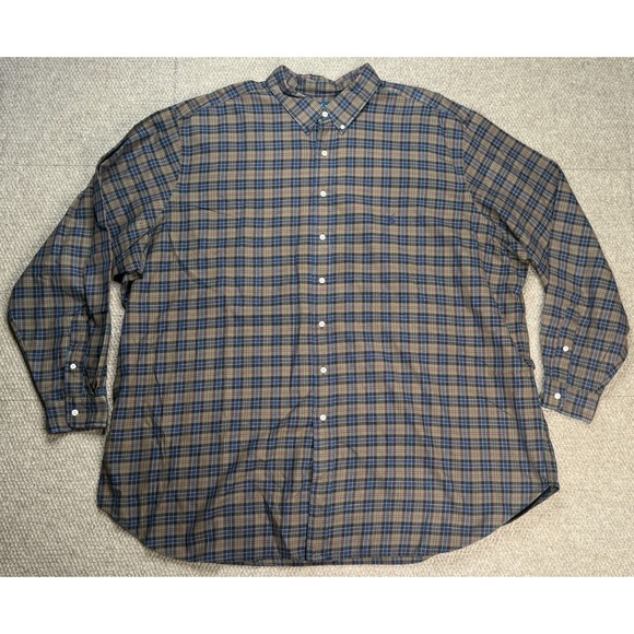 Ralph Lauren Other - Ralph Lauren Classic Fit Vtg Men's Button Up Plaid Long Sleeve Shirt Size 4XLT